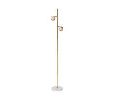 Lucide BINARI - Lampadaire - Ã 20 cm - LED - 2x5W 2700K - Blanc