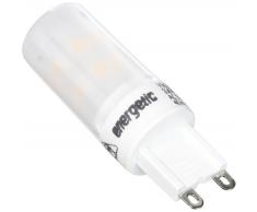 ENERGETIC 5155 1009 11 Ampoule LED, Verre/Plastique, G9, 3 W, DÃ©poli