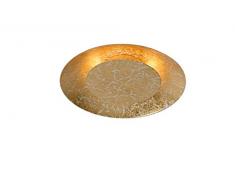 Lucide FOSKAL - Plafonnier - Ã 21,5 cm - LED - 1x6W 2700K - Laiton 01