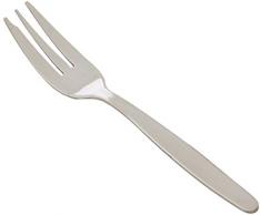 Fackelmann Fourchettes Ã Dessert Nirosta-Arlberg 13,5cm 3 piÃ¨ces en INOX, Acier Inoxydable, Argent, 13,5 x 2,1 x 2 cm