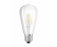 Osram Ampoule LED Ã Filament - Culot E27 - Forme Edison - Blanc Chaud 2700K - 6W (Ãquivalent 60W)