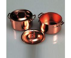 Efco Casserole Miniature avec Couvercle Cuivre 3,5Â cm