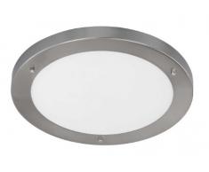 P.NEUHAUS 2897-55 Plafonnier assemblé IP44, E27, 60 Watt couleur acier