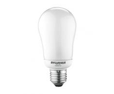 Sylvania SYL0035505 Ampoule Fluo Compact Globe Mini Lynx GLS watts-827-emballage Boite, Aluminium, E27, 15 W, Blanc