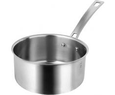 Sitram 712030, Grande Casserole Horeca R en acier inoxydable qualité professionnelle diam. 28 cm - tous feux dont induction - sans PFOA, manche rivetée - fabrication française