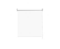 MADECOSTORE Store Enrouleur Tamisant Tissu Uni Blanc - L41 x H190cm - Avec perçage