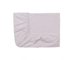 Essix - Drap Housse Royal Line Percale de Coton Blush 100 x 200 cm