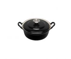 Le Creuset Faitout 28 cm Noir Ebène 3,9 L 6/8 Personnes