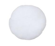 Riva Paoletti Coussin en Fibre Creuse Insert Inner-Round Cercle Shape-100% Filling-Double Cousu Bords (50,8 x 50,8 x 12,7 cm Pouces) â conçu au Royaume-Uni, Polyester, Blanc, 50 x 50 x 12 cm
