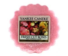 Yankee Candle 1038344E Diffuseur de bougie parfumée senteur Roses fraichement coupées