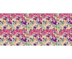 Papier Peint poster panoramique COULEUR TRIANGLE 4 x 2,70 m | DÃ©co et photo murale XXL QualitÃ© HD Scenolia