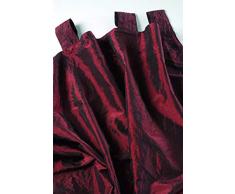 Home Collection TTC114 Rideau en Taffetas froissÃ© 290x140x290 cm Bordeaux