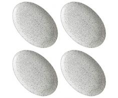 Maxwell Williams Assiettes Caviar Speckle, Porcelaine, crème, 25 cm