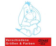 Sweet Eel Sticker Mural repositionnable Bleu Ciel 100 x 140 cm