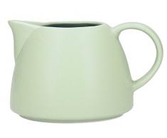 La Cafetière Barcelona Pot à Lait 380 ML 11 x 11 x 8 cm, Céramique, Vert Pistache, 11 x 11 x 8 cm