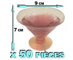 Mondial-Fete - 50 Verrines Cocktail 9 x 7 cm