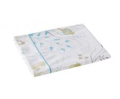 Blanc des Vosges Sanderson Drap Plein ete Celadon 280 x 320 cm, Coton