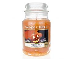 Yankee Candle Trick or Treat Grande bougie en verre Orange 16,8 cm