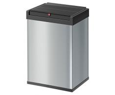 Hailo 0840-121 BigBox Collecteur de DÃ©chet Acier Inoxydable Argent 53 x 35 x 8 cm 35 L