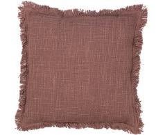 Dutch Decor Coussin Sofia 45x45 cm Prune - Coussins DÃ©co - Oreiller DÃ©coratif - DÃ©houssable - ZippÃ©