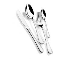 Monix Manila - MÃ©nagÃ¨re 24 piÃ¨ces Couverts en Acier Inoxydable 18/10.