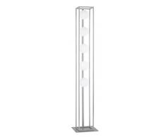 WOFI Lampadaire dintÃ©rieur Lampe sur pied Lampadaire Lampadaire Nickel Classique Verre 140 W Mat