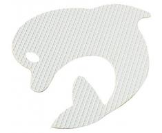 Brinox antidérapant Baignoire Motif Dauphins, Voir Description, Blanc, 11 x 9.4 x 0.1 cm