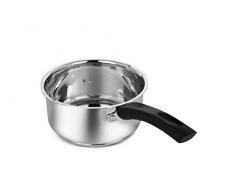 Penguin Home 3265 Casserole Professionnelle avec Couvercle Compatible avec LInduction, en Acier Inoxydable Poli-20 cm, 2.5 L, Fini Miroir