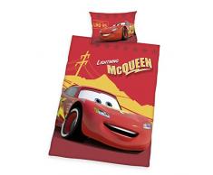 Herding Parure de lit Disney Cars, Coton, Rouge, 135Â x 100Â cm