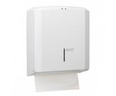 mediclinics dt2106 - Distributeur de serviettes Serviette Distributeur Tôle dacier Blanc env. 400-600 C et Z gefaltete Serviettes 100 x 260 mm