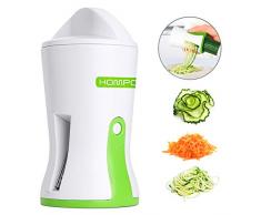 HOMPO Coupe-lÃ©gumes Trancheuse en Spirale Spiraliseur Courgette PÃ¢tes et Nouilles Spaghetti Outils de Cuisine