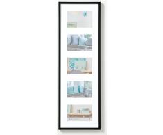 Walther, New Lifestyle, KV515B, Cadre Multivue pour 5 Photos, 5x10x15 cm, Bleu