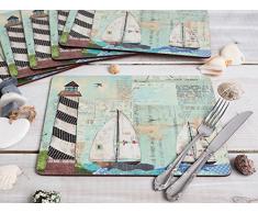 Creative Tops Lot de 6 Sets de Table de qualité supérieure sur Le thème de la mer