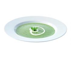 LSA International 25Â cm Dine Assiette Ã pÃ¢tes/Soupe Ouverture, Blanc (Lot de 4)