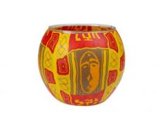 Him CC36 photophore Verre African Art MASC, Multicolore