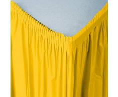 Creative Converting Jupe de Table 35,6 x 73,7 cm Taille Unique Bus School Jaune.