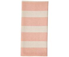 MI CASA Ma Maison Chiffon de Cuisine 50 x 70 Rayures Corail