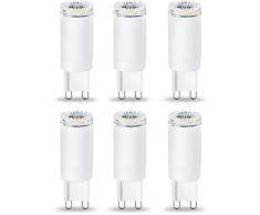 AmazonBasics Ampoules LED G9 type capsule, 2.8W (Ã©quivalent ampoule incandescente 25W), blanc chaud - Lot de 6
