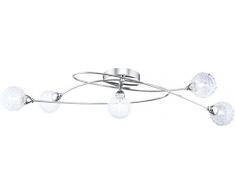 Chrome Pourpre GLOBO 21666 Lampe
