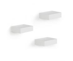 Umbra 325560-660 Showcase Set de 3 Etagères Blanc