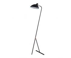 Lampadaire Delicata Lampe De Sol Sur Pied Noir DorÃ©e VN-L00042-EU