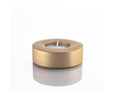 Carus CAPC01GD Bougeoir, MÃ©tal, Or