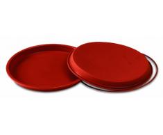 Silikomart 20.228.00.0060 SFT228 Moule Forme Pizza Silicone Terre Cuite