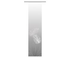 Home Fashion 86065-703 Capri Rideaux Coulissant Gris 245 x 60 cm