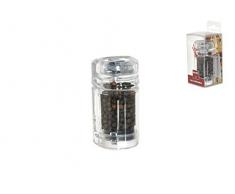 Bisetti Moulin Ã Poivre, Acrylique, 8,5 cm, Transparent