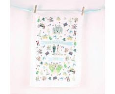 Milly Green Royal Torchon de Mariage Multicolore Taille Unique