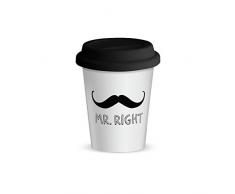 GRUSS & CO 44416 Tasse, Porcelaine, Mehrfarbig, 8,5 x 8,5 x 9,5 cm