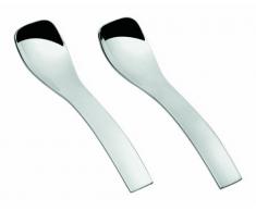 Guzzini Fratelli Gocce, 6 petites cuillères 10,5 cm, Stainless steel 18/10