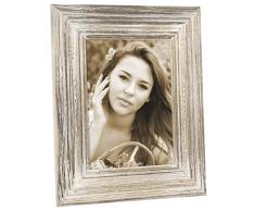 Zep TY7957 Curitiba Cadre Photo Bois Beige/Gris/Noir 13 x 18 cm