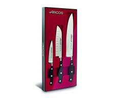 Arcos Set de Couteaux, Acier Inoxydable 45x20x5 cm Noir